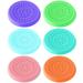 12 Pcs Spices Seasoning Bowl Lids Small Dish Lids Soy Sauce Bowls Lids Sauce Cup Silicone Lid Lunch Box Plate Cover Silica Gel Child