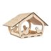 Spring Savings Clearance Items Home Deals!Zeceoua Bird Feeder Stand for Outside Bird Feeders for Outdoors Creative Wall-Mounted Wooden Outdoor House Bird House Bird Box Wooden Box