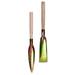 2 Pcs Small Flower Shovel with Wooden Handle Gardening Toole Flowers Plant Scoop Electric Pencil Sharpener Plants Planting Dig Wild Vegetables