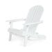 Christopher Knight Home Bellwood Acacia Wood Folding Adirondack Chair by White