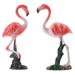 2 PCS Vintage Decor Astetic Room Decor Miniture Decoration Bonsai Adornment Flamingo Ornament Ornaments Resin Banquet