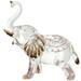 Crystal Elephant Home Ornament Decor Desktop Animal Statue Hand Blown Collectible Craft Lovely