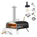 Pizzello 16 Outdoor Pizza Oven Propane & Wood - 16 inch Black