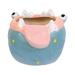 Painted Flowerpot Adornment Ceramic Plant Container Cartoon Pots for Plants Cute Indoor Containers