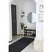 Playa Rug High-Quality Outdoor/Indoor Carpet Runner Rug with Non-Slip PVC Backing 36 wide Black - 6 ft. x 36 In.