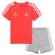 Ensemble de sport adidas Essentials Manchester United - Rouge vif/Blanc/Gris moyen chiné - Bébé