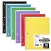 Mead Spiral Notebooks 6 Pack 1 Subject College Ruled Paper 7-1/2 x 10-1/2 70 Sheets per Notebook Color Will Vary (73065)