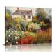 COMIO Wall Poster Claude Monet The Artist s Garden Art Print Poster by Claude Monet 20x16 inch