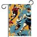 OWNTA American Football Pattern Garden Banners: Outdoor Flags for All Seasons Waterproof and Fade-Resistant