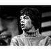 Mick Jagger In Turtleneck Sweater Black And White Photo Print (16 x 20) - Item # MVM53928