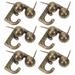 30Pcs Small Push Pin Metal Wall Hooks Bulletin Boards Cork Board Pin for Home Office