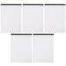5 Pcs Tear-off Memo Pad Pocket Notebook Student Notebooks Business Work Portable Notepad Planner