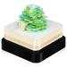 Paper Sculpture Model Three-dimensional Note Desk Calendar 24 Years (Treehouse-Green-2024 English Calendar) Calendars 3d Anniversary Presents Models