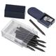 Oahisha Compass Core 1 Set 2mm Compass Core Replacement Pencil Lead Stationery with Pencil Sharpener for Students Drafting Tools Compasses Tool