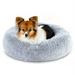 DABEI 1pc Calming Dog & Cat Bed Anti-Anxiety Donut Cuddler Warming Cozy Soft Round Bed Fluffy Faux Fur Plush Cushion Bed For Small Medium And Large Dogs And Cats (16 /20 /24 /28 /31 /39 )