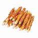 LZYWOD Chicken Wrapped Rawhide Sticks Long Lasting Chewy Calming Dog Chew Treat for All Dogs