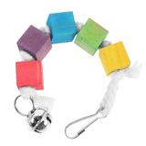 Parrot Chewing Toy Bird Toys Bird Biting Toy Hanging Toy Bird Cage Toys Bird Swing Bell Chewing Bird Toy Bird Chew Toy