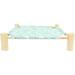 Puppy Bed Cats Bed Hamster Beds Dog Bed for outside Hamster Bedding Pet Bed with Wooden Rack Pet Camp Bed Keep A Dog Pet Polyester Wood