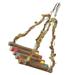 Parrot Supplies Bird Stand Parrot Swing Toy Cockatiel Toy Bird Toys Wooden Toys Bird Rotating Swing Bird Climbing Swing