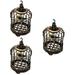 Set of 3 Simulated Bird Cage Mini Birdcage Ornament Toy The Gift Home Decoration Cages for Parrots Miniature Tiny House