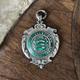Antique Sterling Silver Medallion Watch Fob - Tottenham & District Football League Div I Winners 1924-25 - Hallmarked Birmingham, 1924