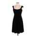 Bisou Bisou Casual Dress - Party Scoop Neck Sleeveless: Black Solid Dresses - Women's Size 10