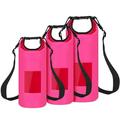 Fresh Fab Finds FFF-20L-Pink-GPCT2302 Floating Waterproof Dry Bag Floating Dry Sacks with Observable Window 20L Roll Top Lightweight Dry Storage Bag Pink