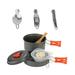 Camping Cookware Picnic Cookware Kit Camping Cooking Pot Outdoor Camping Pot Combination Outdoor Aluminum Alloy Travel