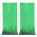 2Pcs Square Foil Fringe Backdrop Curtain Tinsel Curtain Backdrop for Birthday Wedding Party Decor