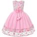 Kamo Little Girl Tutu Dress Tulle Ruffles Flower Girls Wedding Party Dresses Princess Dress