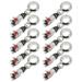 10 Pcs Nutcracker Accessories Bracelets Crafting Supplies Christmas Charms Charms for Necklaces