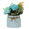 Artificial Plants Planta Artificial Home Accents Decor Artificial Bouquet with Vase Practical Fake Plant Artificial Potted Bonsai Simulated Potted Plant Potted Plant Delicate Pvc Silk Flower