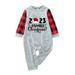 Miayilima Family Pajamas Matching Sets Baby Fashion Classic Family Christmas Pajamas Set Santa Hat FAMILY Christmas 2023 Printed Parent Child Outfit Home Wear Baby Red