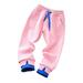 Toddlers and Boys Pull-On Fleece Pants Girls & Toddlers Fleece Sweatpants Boys Active Fleece Jogger Sweatpants Basic Fleece Track Pants for Boys