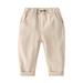 CSCHome 1-8T Boys Girls Spring Fall Casual Pants for Toddler Kids Comfortable Fashion Trousers Mid Waist Cotton Sweatpants Bottoms