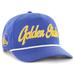 Men's '47 Royal Golden State Warriors Overhand Logo Hitch Adjustable Hat