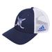 Men's adidas Blue/White New York Rangers Cross Sticks Trucker Adjustable Hat