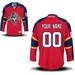 Reebok Florida Panthers Men's Premier Home Custom Jersey - Red