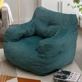 Soft Cotton Linen Fabric Bean Bag Chair Filled With Memory Sponge for living room, bedroom, apartment