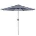 9 Ft Patio Umbrella Outdoor Patio Adjustable with Tilt Beach Garden