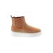 J/Slides Sneakers: Tan Color Block Shoes - Women's Size 6 - Almond Toe