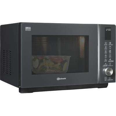 BAUKNECHT Mikrowelle "MF 259 SG", silber (schwarz, silber), B:49cm H:32,5cm T:46,8cm, Mikrowellen_Minibacköfen_Kleinküchen, intelligente Technologie ohne Drehteller Image