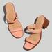 Madewell Shoes | New Madewell Size 9 The Saige Double-Strap Sandal In Nubuck Leather In Pink | Color: Pink | Size: 9