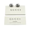 Gucci Jewelry | Authentic Gucci Gg Marmont Double-G Stud Earrings In Aged Sterling Silver | Color: Silver | Size: Os