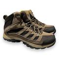 Columbia Shoes | Columbia Hiking Boots Crestwood Mens Size 8 Brown Waterproof Mid Outdoor Shoes | Color: Brown | Size: 8