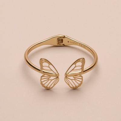 Lucky Brand Open Butterfly Cuff Bracelet - Women's...