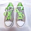 Converse Shoes | Converse All Stars Double Tongue, Green And Gray Athletic Core Size 7. | Color: Green/White | Size: 7