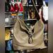 Dooney & Bourke Bags | Dooney And Bourke Large Leather Hobo | Color: Silver/Tan | Size: Os