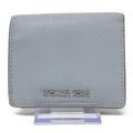 Michael Kors Bags | Auth Michael Kors Light Gray Leather Bifold Wallet | Color: Gray | Size: Height : 3.94 Width : 4.33 Depth : 0.79
