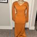 Free People Dresses | Free People Rare Fp Beach Dress Orange Detailed Back | Color: Brown | Size: S